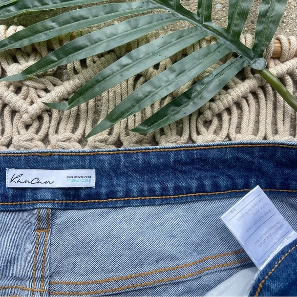 Plus Size Kancan Distressed Jeans Size 18 - Picture 7 of 9